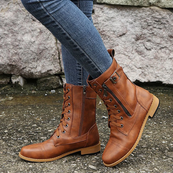 OrthoEase™ – Stilvolle Orthopädische Komfortstiefel